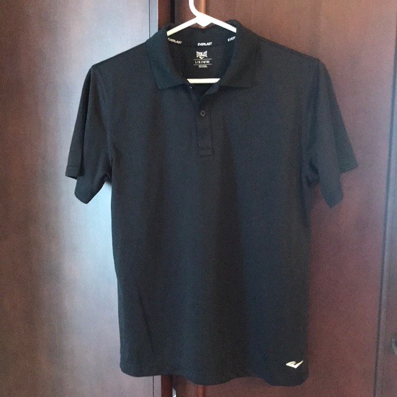 Everlast Black Polo Shirt for Kids - Picture 1 of 3